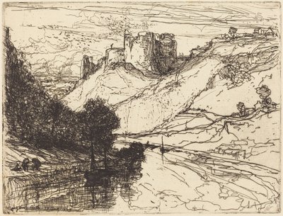 Kilgaren Castle by Francis Seymour Haden