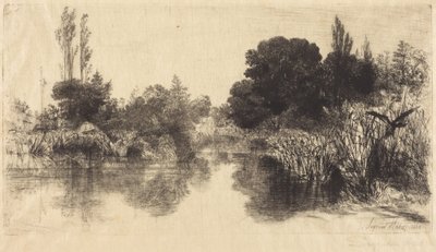 Shere Mill Pond (The Larger Plate) by Francis Seymour Haden