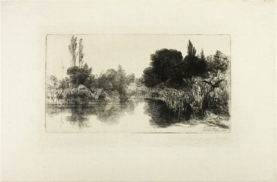 Shere Mill Pond, No. II by Francis Seymour Haden