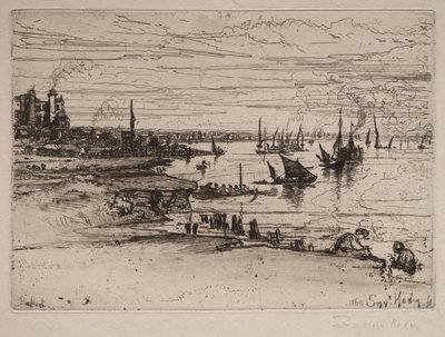 The Inn, Purfleet, 1869 by Francis Seymour Haden