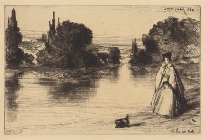 The Towing Path by Francis Seymour Haden