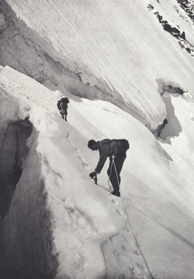 Pennine Alps: Below the Col de Tournanche by Francis Sydney Smythe