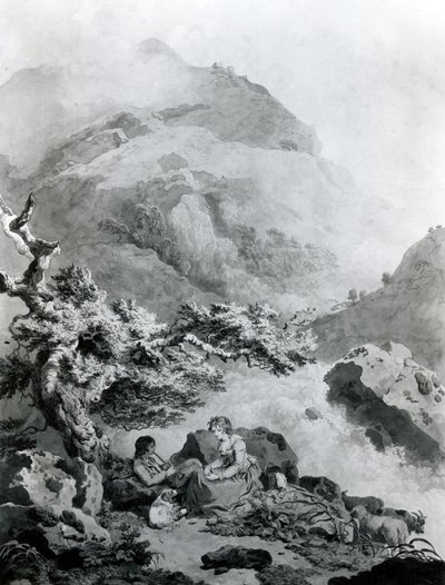 Illustration to Jean-Jacques Rousseau