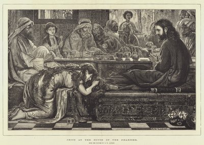 Jesus at the House of the Pharisee by Francis Wilfred Lawson