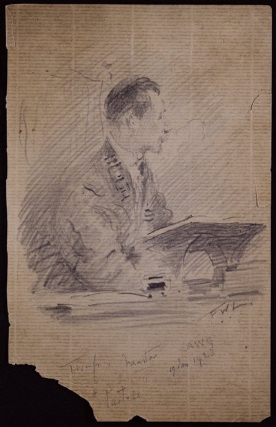 Portrait of Francis Troup by Francis Wilfred Lawson