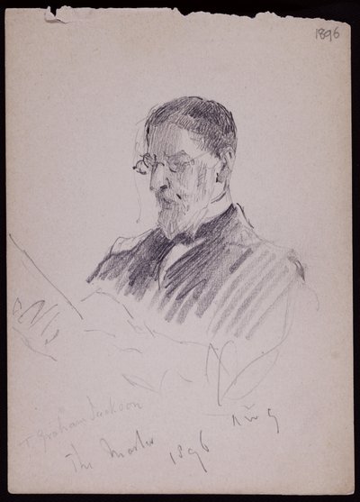 Portrait of TG Jackson by Francis Wilfred Lawson