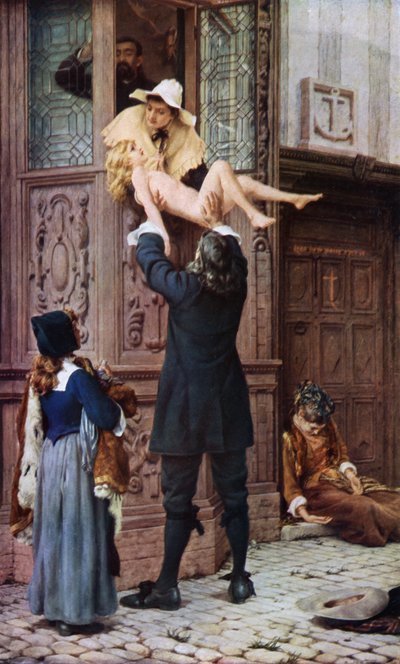 Saved from the Plague by Francis William (after) Topham