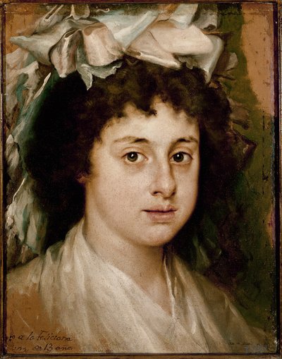 Portrait of Feliciana, at the Age of 13 by Francisco Bayeu y Subias