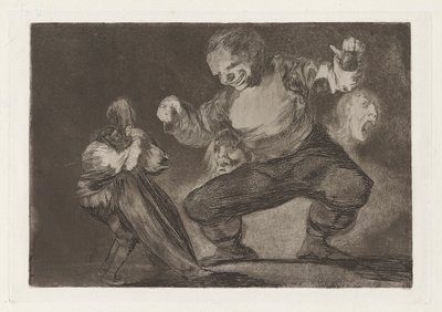 Simpleton, also known as After Vice Comes Fornication, from the Series Los Disparates (Los Proverbios) by Francisco de Goya