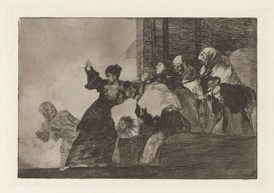 Poor Folly, also known as Two Heads Are Better Than One, from the series Los disparates (Los proverbios) by Francisco de Goya