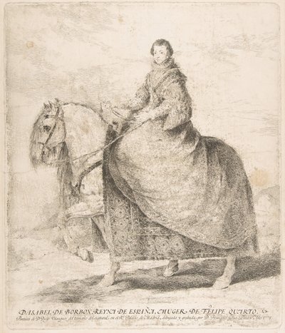 Isabel of Bourbon, Queen of Spain and Wife of Philip IV by Francisco de Goya
