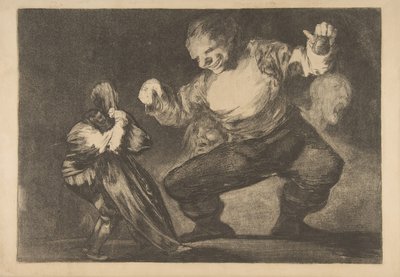Simpleton, from the Disparates by Francisco de Goya
