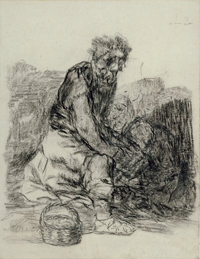 They are dying by Francisco de Goya