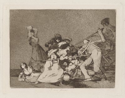 And They Are Like Wild Beasts, pl. 5 from the series The Disasters of War by Francisco de Goya