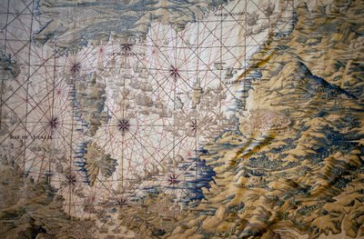 Map of the Mediterranean Sea - Detail of the Conquest of Tunis (Tunisia) by Francisco Ignacio Vandergoten Canyuwell