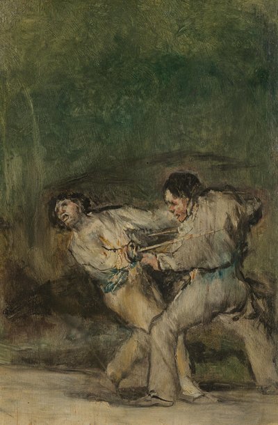 The Duel by Francisco Jose de Goya y Lucientes