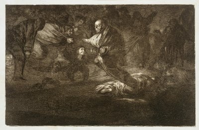 God Creates Them and They Gather (Los Proverbios 18) by Francisco Jose de Goya y Lucientes