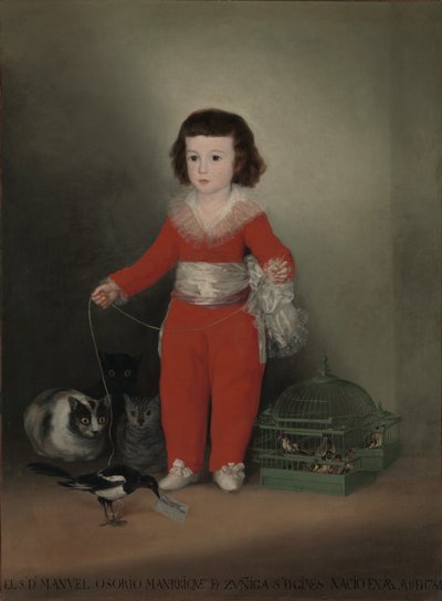 Don Manuel Osorio Manrique de Zuniga by Francisco de Goya
