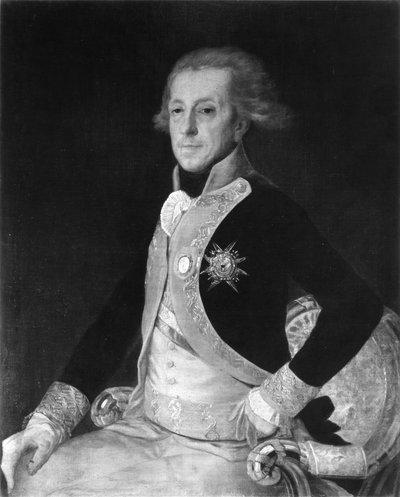 Portrait of General Ricardos by Francisco Jose de Goya y Lucientes