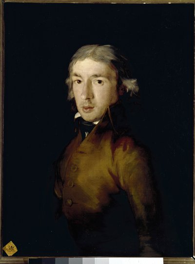 Portrait of Leandro Fernandez de Moratin, Spanish Poet and Playwright by Francisco de Goya