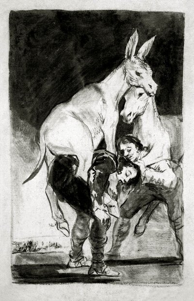Thou Who Canst Not by Francisco de Goya