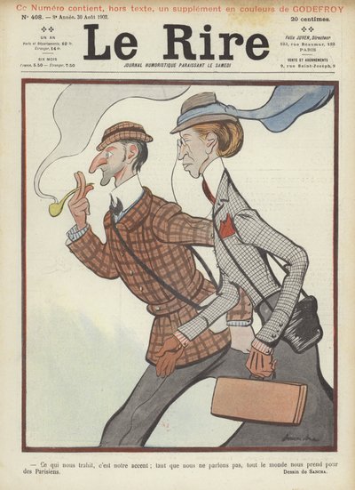 Illustration for Le Rire by Francisco Sancha y Lengo