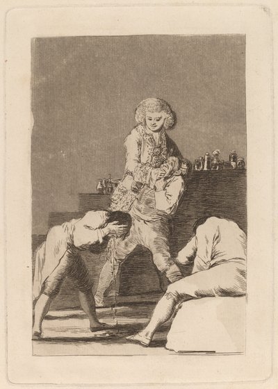 To the Count Palatine by Francisco de Goya