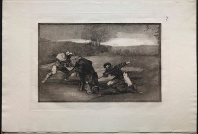 Bullfights: Another Way of Hunting on Foot by Francisco de Goya