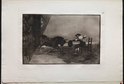 Bullfights: The Daring of Martincho in the Ring at Saragossa by Francisco de Goya