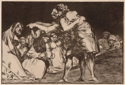 Disorderly Folly, from the series Los Disparates by Francisco de Goya