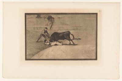 Death of Pepe-Hillo in the Arena of Madrid by Francisco de Goya