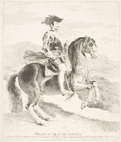 Philip IV, King of Spain, on Horseback by Francisco de Goya