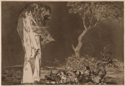 Folly of Fear, from the series Los Disparates by Francisco de Goya