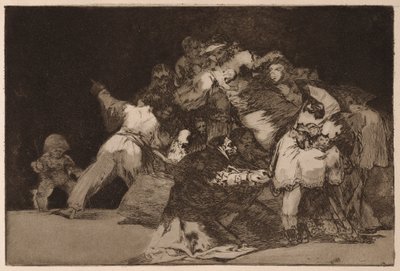 General Folly, from the series Los Disparates by Francisco de Goya