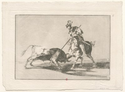 La Tauromachie, No. 11 by Francisco de Goya