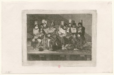 The Disasters of War, Plate 35: No One Can Tell Why by Francisco de Goya