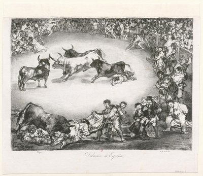 The Bulls of Bordeaux: Entertainment of Spain by Francisco de Goya