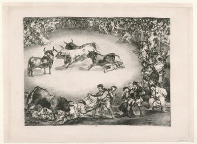 The Bulls of Bordeaux: Spanish Entertainment by Francisco de Goya
