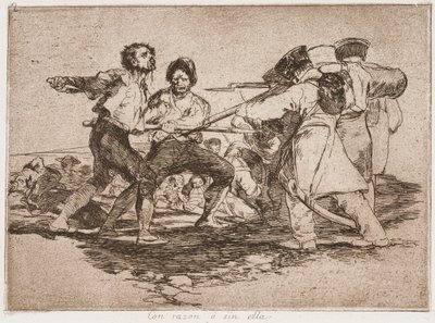 Rightly or Wrongly, from the series The Disasters of War by Francisco de Goya