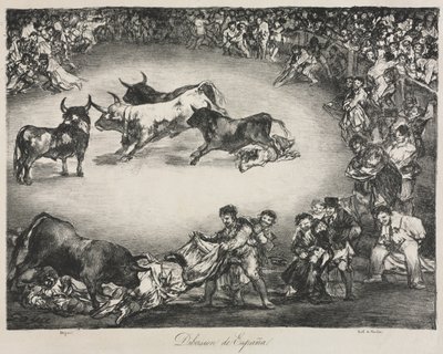 The Bulls of Bordeaux: Spanish Entertainment by Francisco de Goya