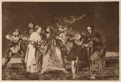 The Exhortations, from the Series Los Disparates by Francisco de Goya