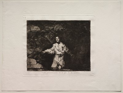 The Horrors of War: Title Page - Sad Forebodings of What is Going to Happen by Francisco de Goya