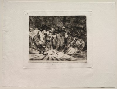 The Horrors of War: Truth Has Died by Francisco de Goya
