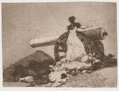 What Courage! from the series The Disasters of War by Francisco de Goya