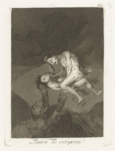 Who Would Have Thought! by Francisco de Goya