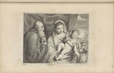 Mary with the Christ Child and the Young John the Baptist by Franciscus van der Steen