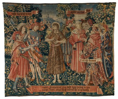 Tapestry, St John Preaching by Franco-Flemish School
