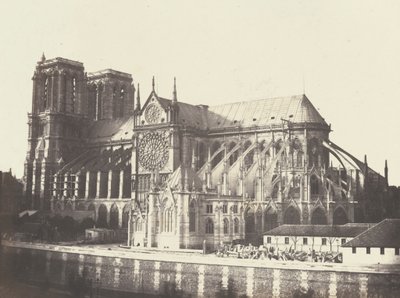Église Notre Dame - South Side, 1852 by Francois Auguste Renard