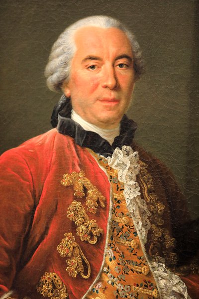 Portrait of Count of Buffon by Francois Hubert Drouais