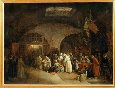 Redemption of prisoners in the prisons of Algiers by Francois Marius Granet